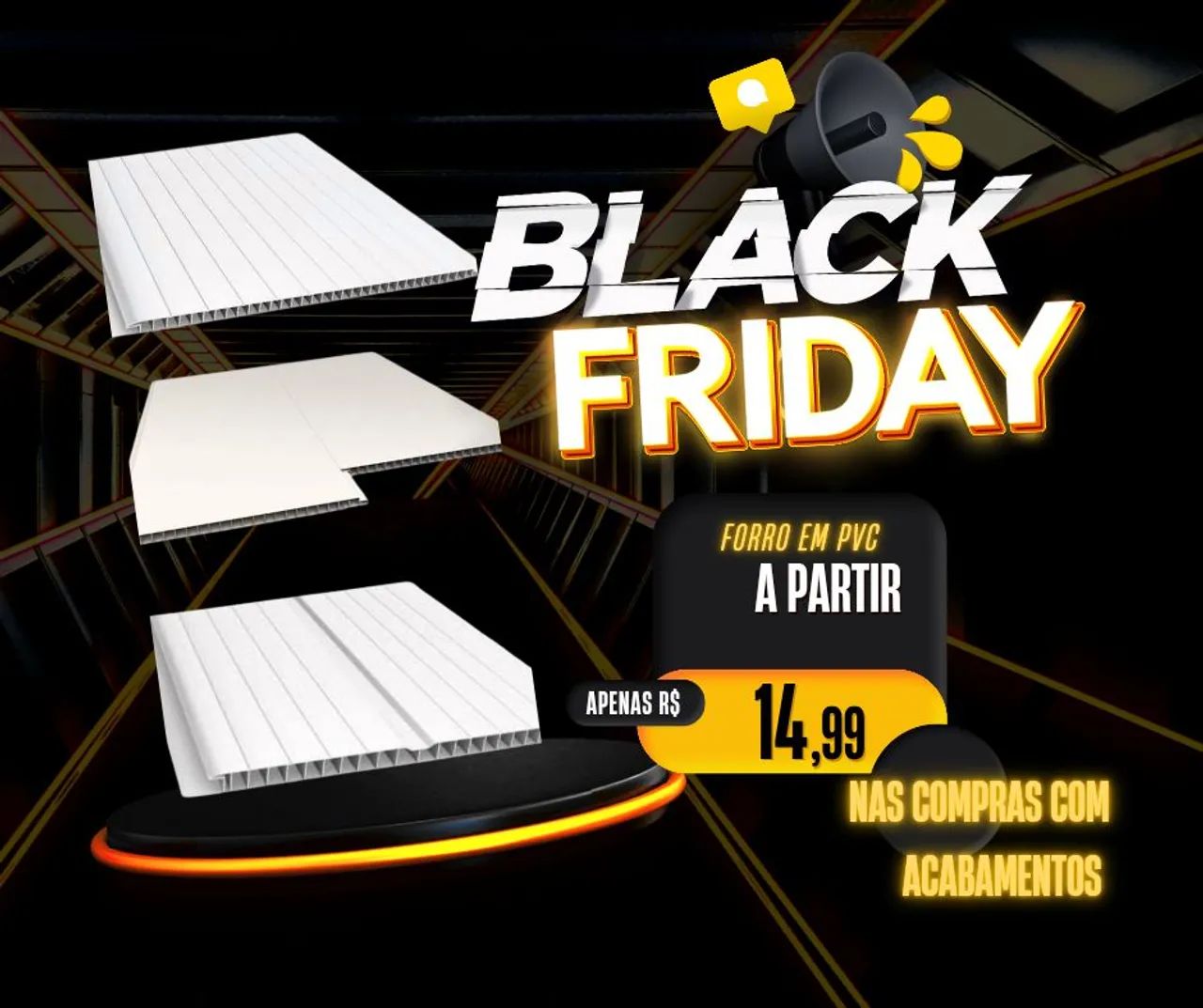 Forros PVC Black Friday 