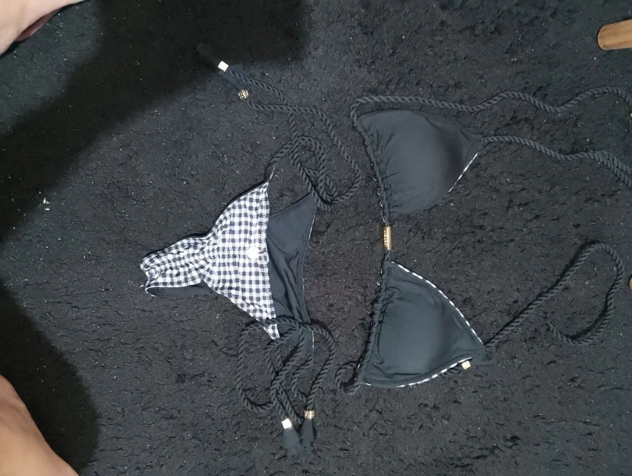 Biquíni xadrez dupla face da Sereia praia  - Foto 3