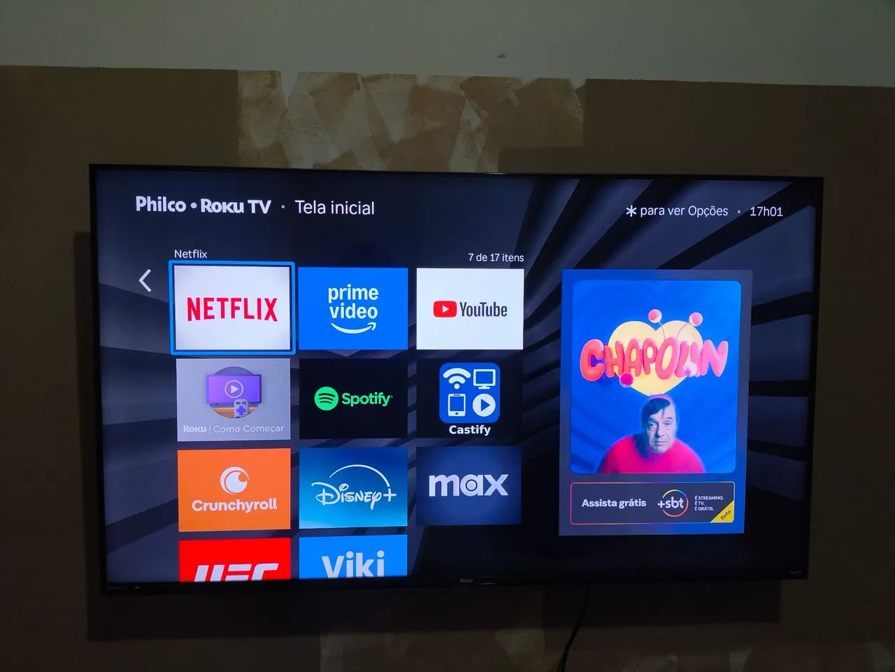 TV Philco - Roku TV 50" LED, 4K, UHD, SMART