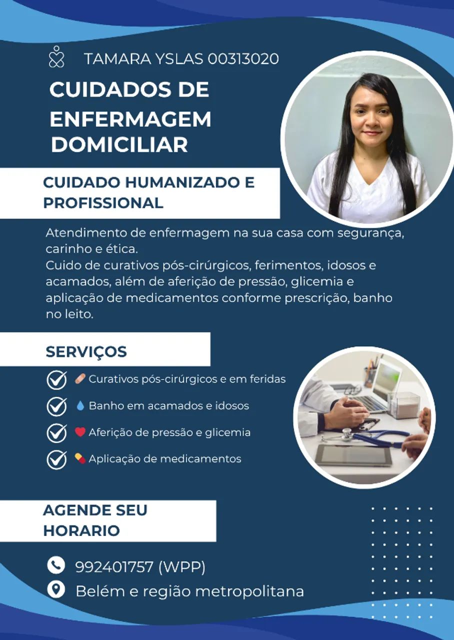 Cuidados de enfermagem domiciliar (curativos)
