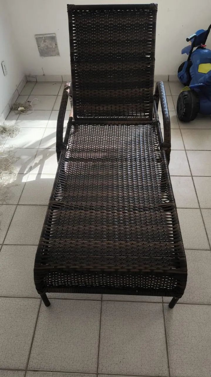 Vendo espreguiçadeira de vime - Foto 2