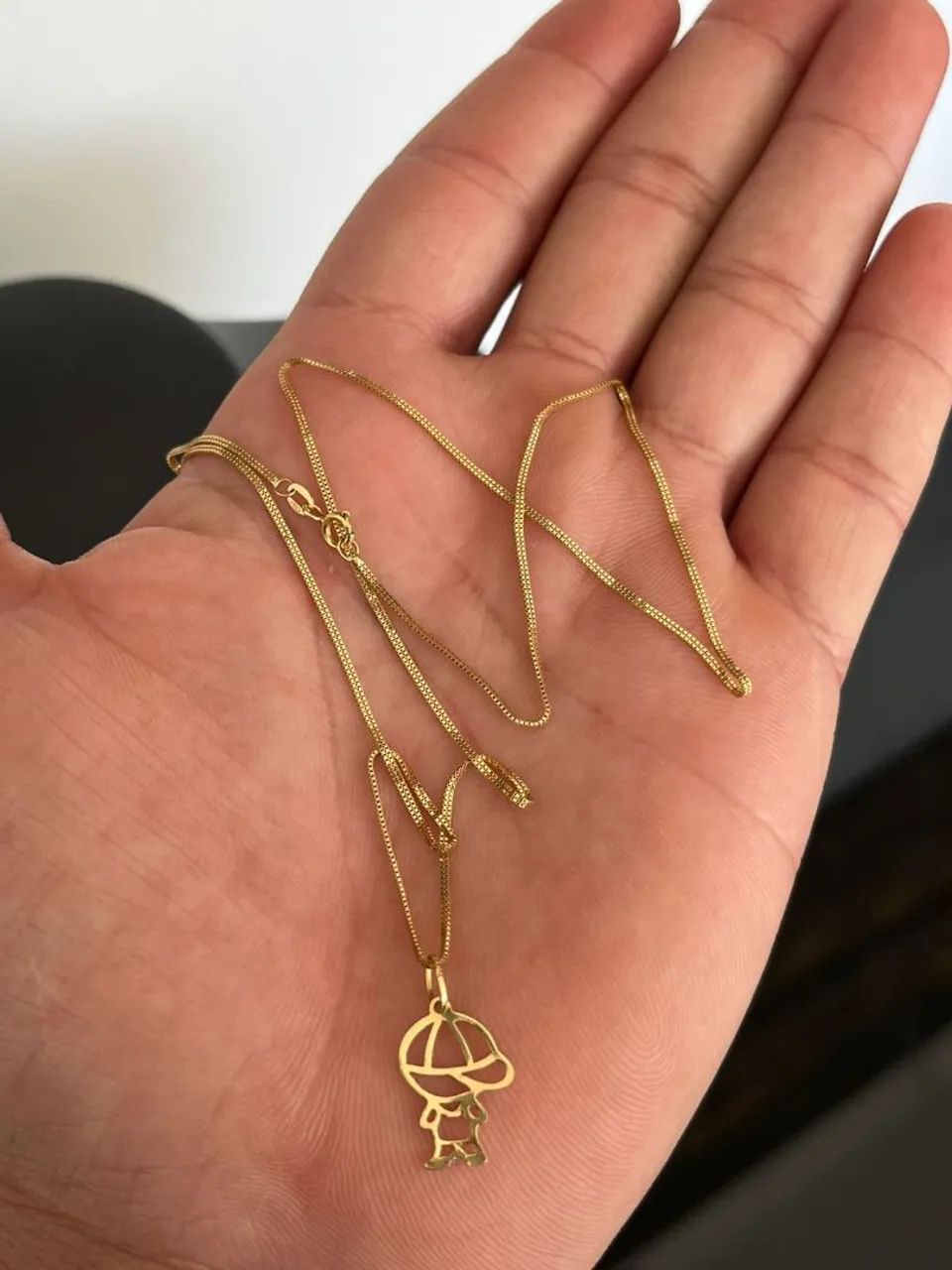Colar feminino Ouro 18k - 2,32g - Foto 2