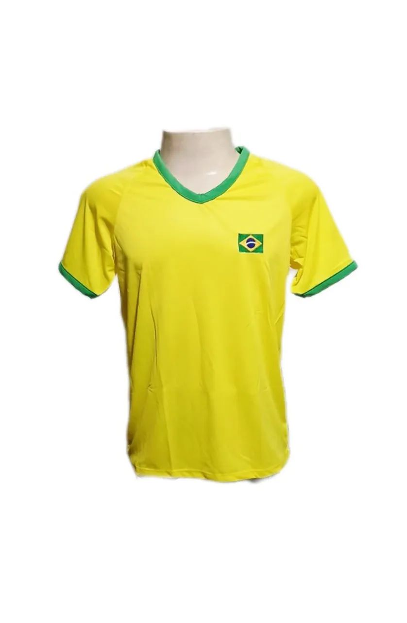 Camisa Brasil Torcedor Amarelo Copa Mundo 