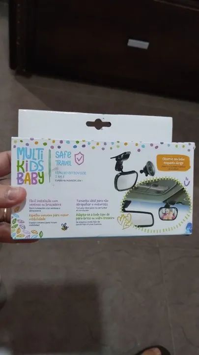 Espelho retrovisor para bebê - Multi Kids Baby - Foto 2