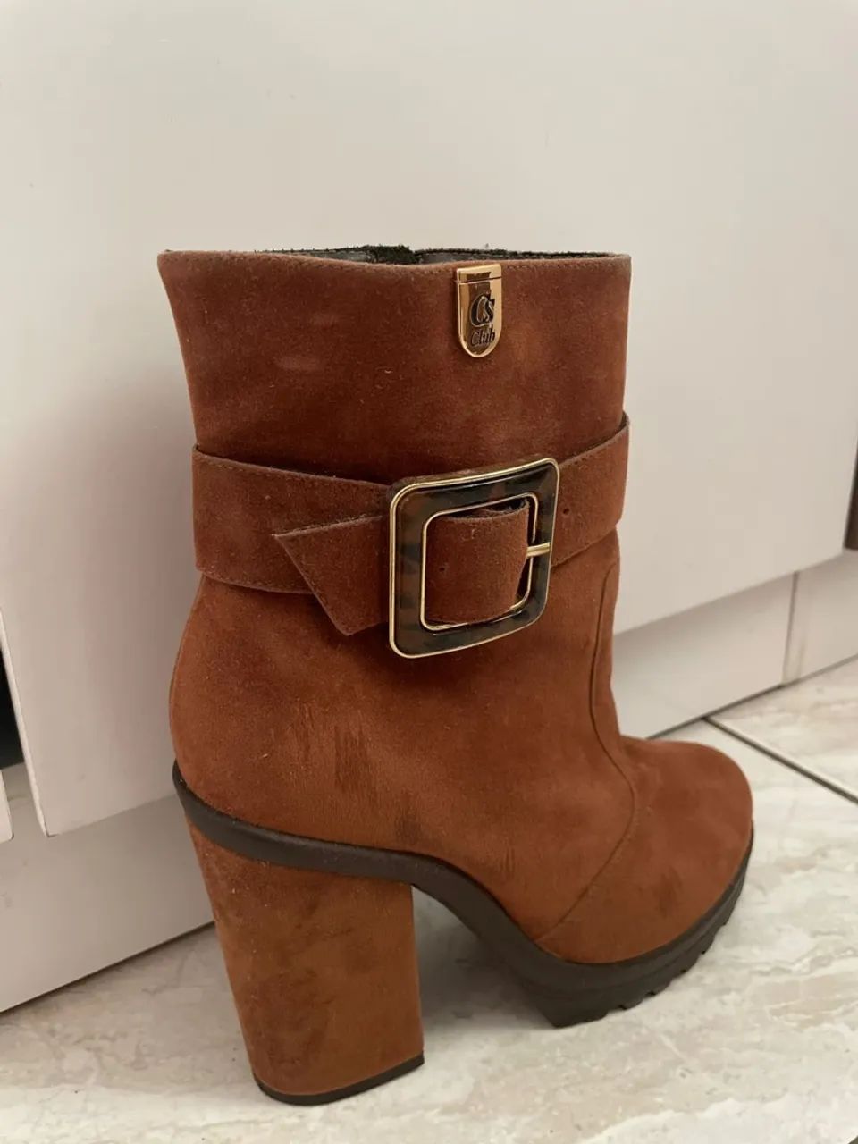 BOTA MARROM CARMEN STEFFENS - Foto 4