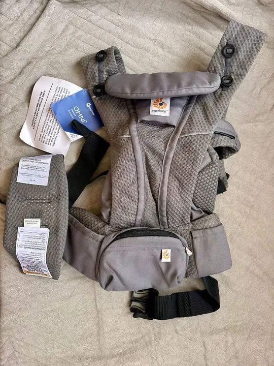 Canguru Ergobaby Cool Omni 360 Original + Pochete Novo - Foto 2