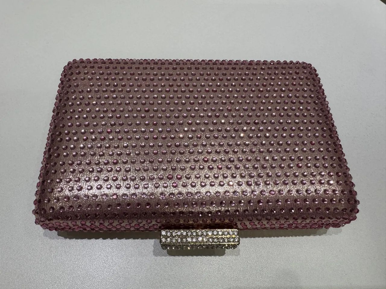 Bolsa Clutch com Strass - Foto 3
