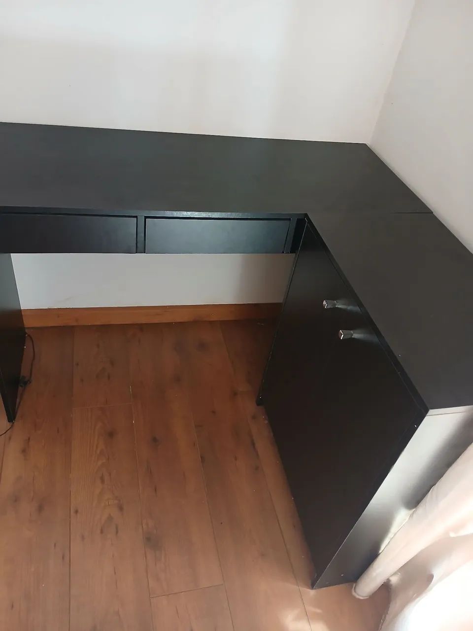 Escrivaninha de Canto Preta - Foto 2
