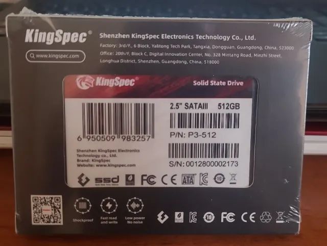 SSD 512GB SATA Kingspec - Foto 2