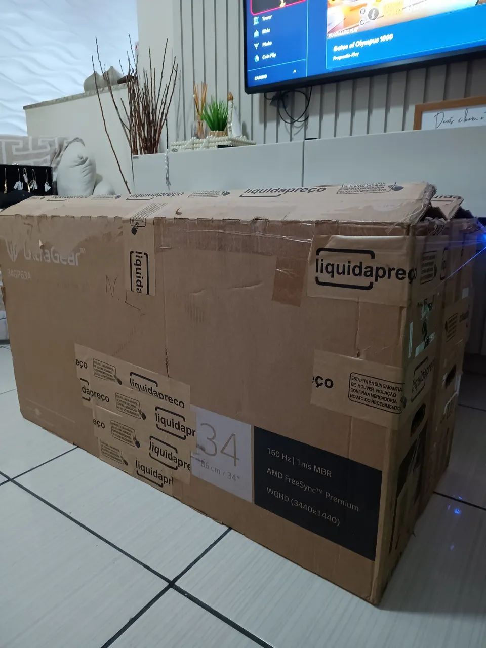 Monitor ultrawide gamer curvo ultragear LG 160hz - Foto 2