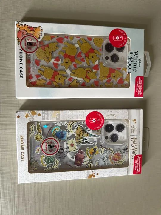 Capas para Celular Winnie the Pooh e Harry Potter