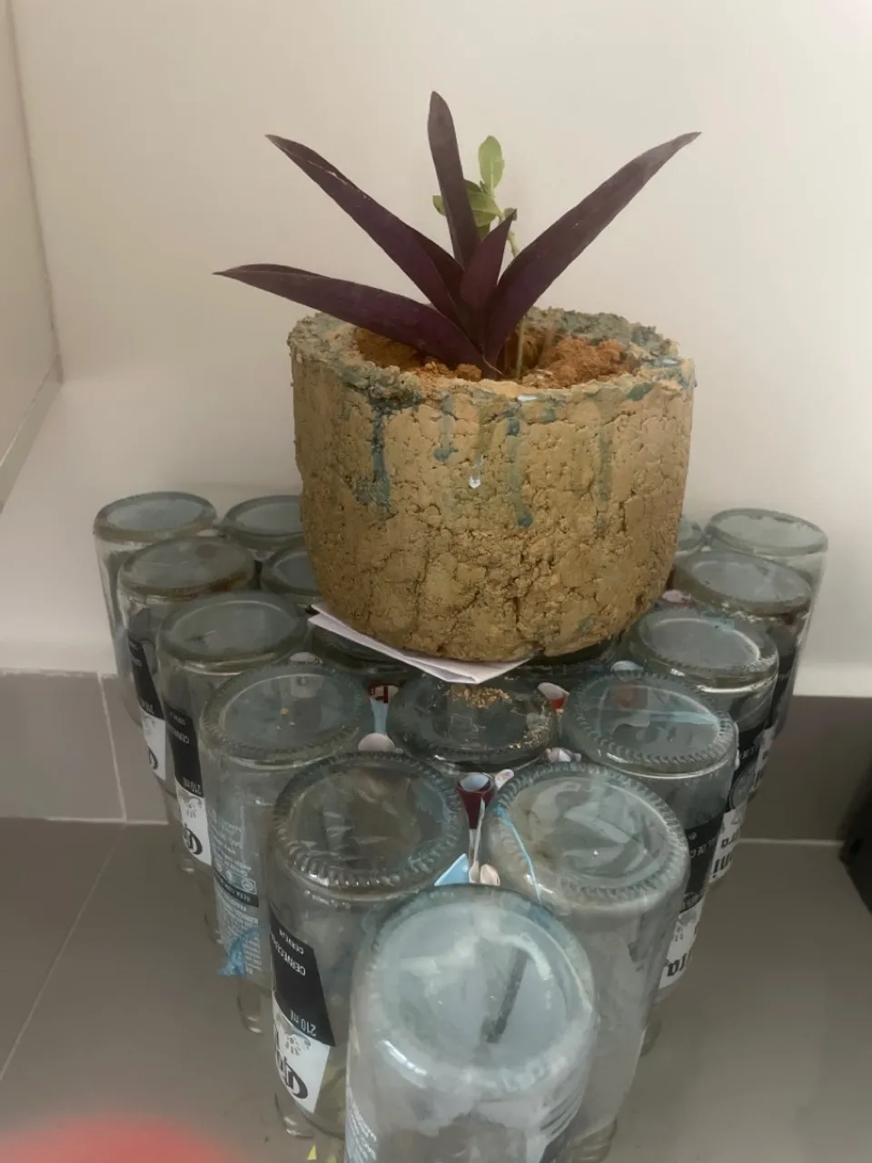 Vaso Decorativo Artesanal com barro amazônico