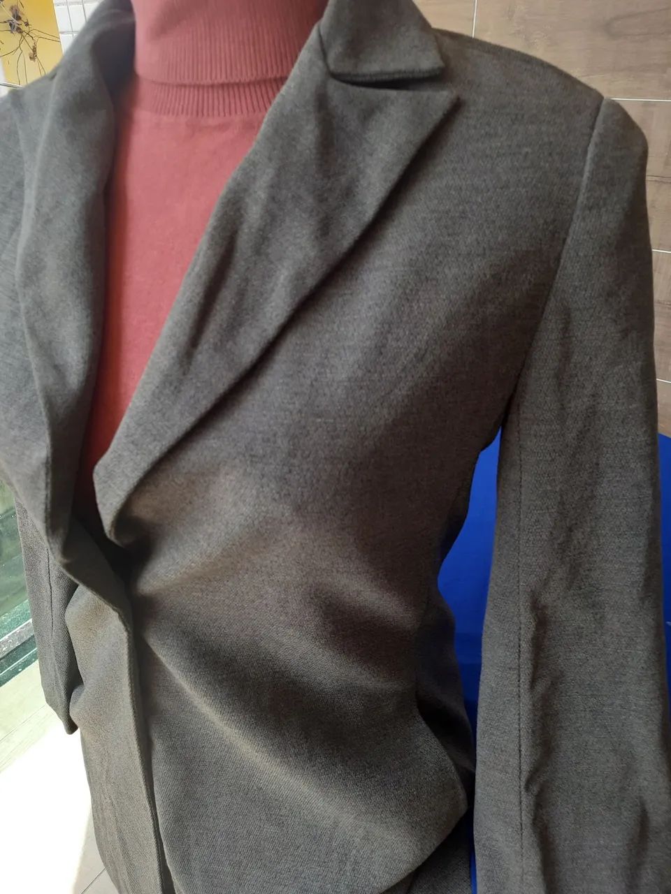 Casaco Feminino Cinza Elegante - Foto 5
