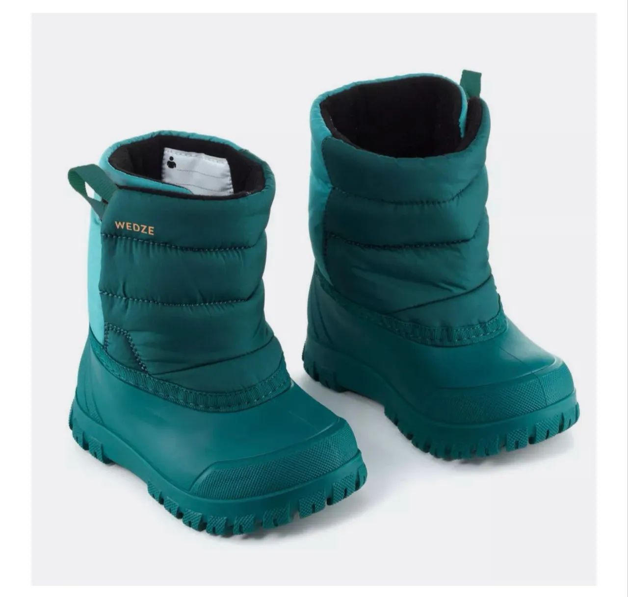 Bota de bebê de neve 