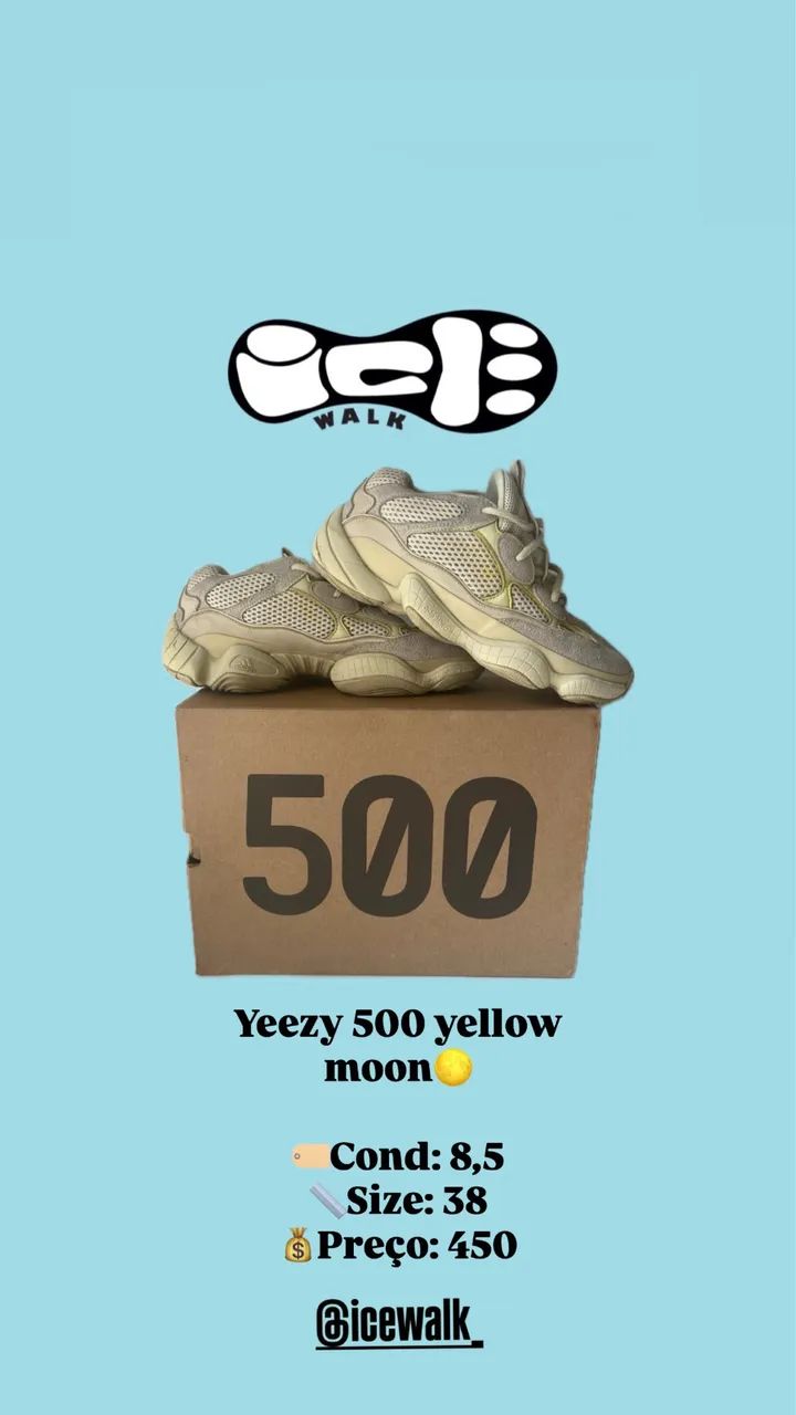 Yeezy 500 yellow moon 38 Calçados Moema, São Paulo 1448889871