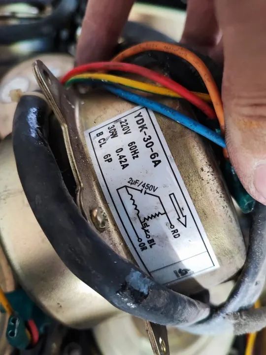 Motor de evaporadora e condensadora split ar condicionado 