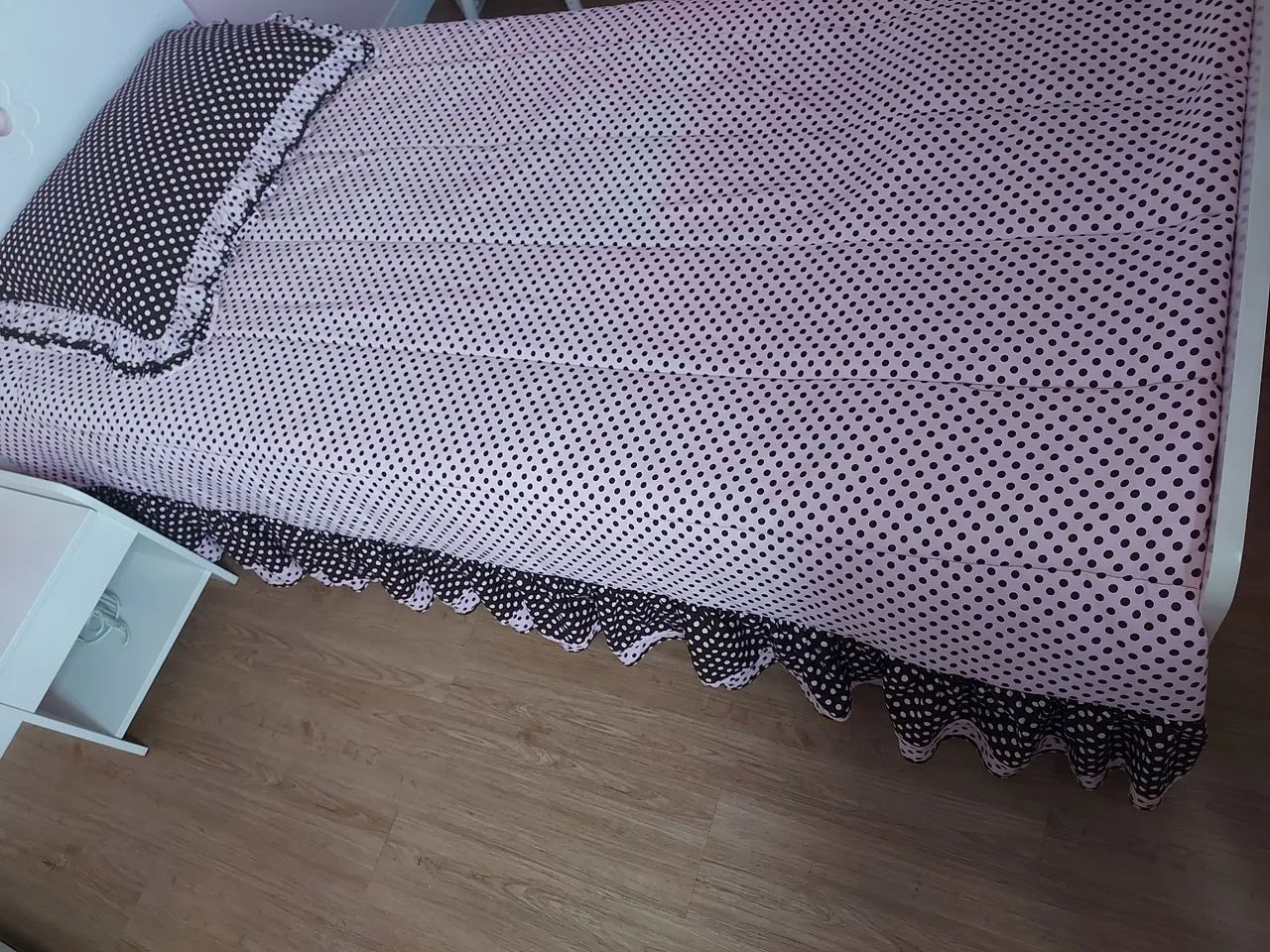 Kit de Colcha de Cama Infantil de Poá  - Foto 3