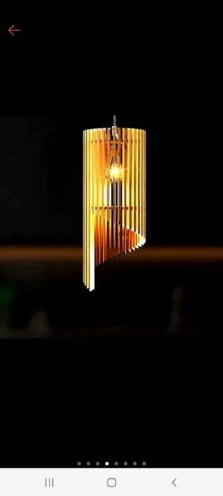 Lustre de Madeira Moderno - Foto 6