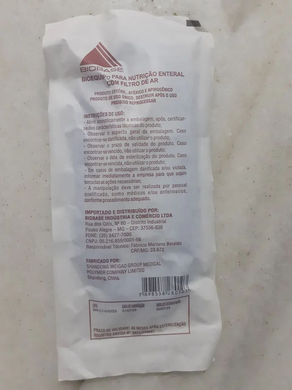 Frascos e Equipos de Kit para Alimentação Enteral - Foto 4