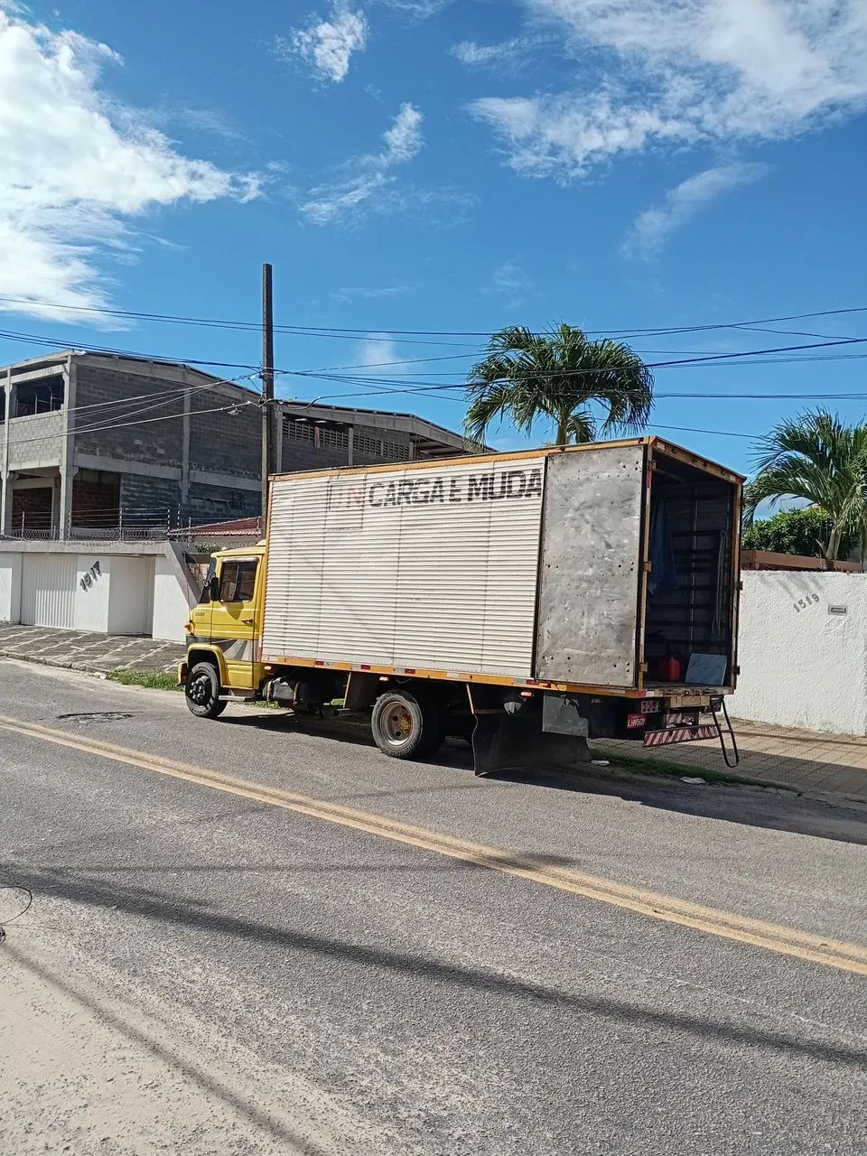 Mudança caminhão bau
