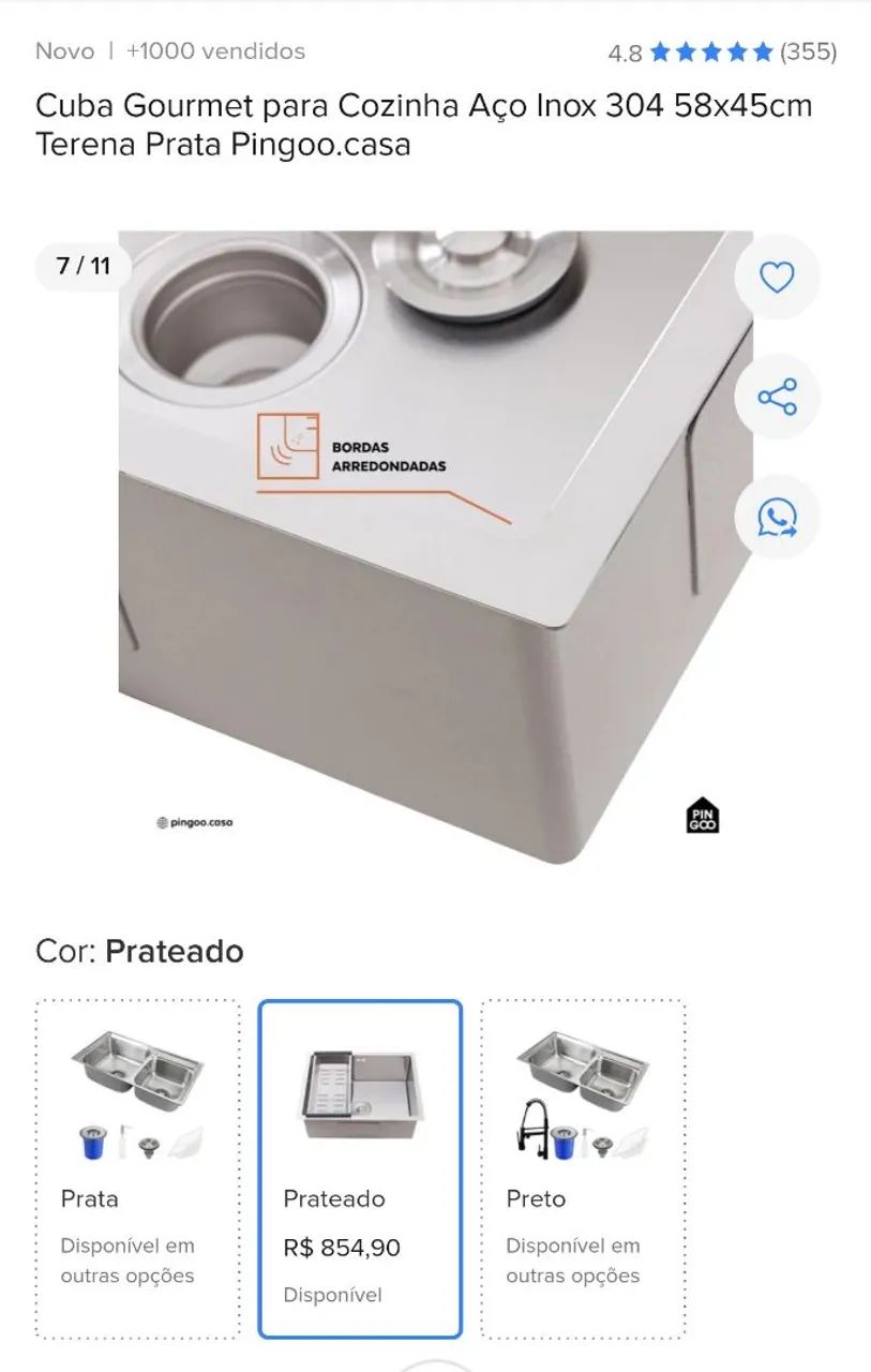 Cuba de inox  - Foto 3