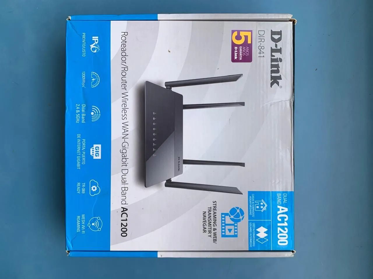 Roteador D-Link DIR-841 AC1200 Dual Band Wi?Fi 5 com Caixa - Foto 2