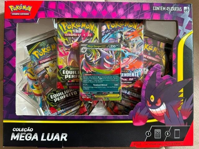 BOX COLEÇÃO MEGA LUAR - GENGAR - POKEMON