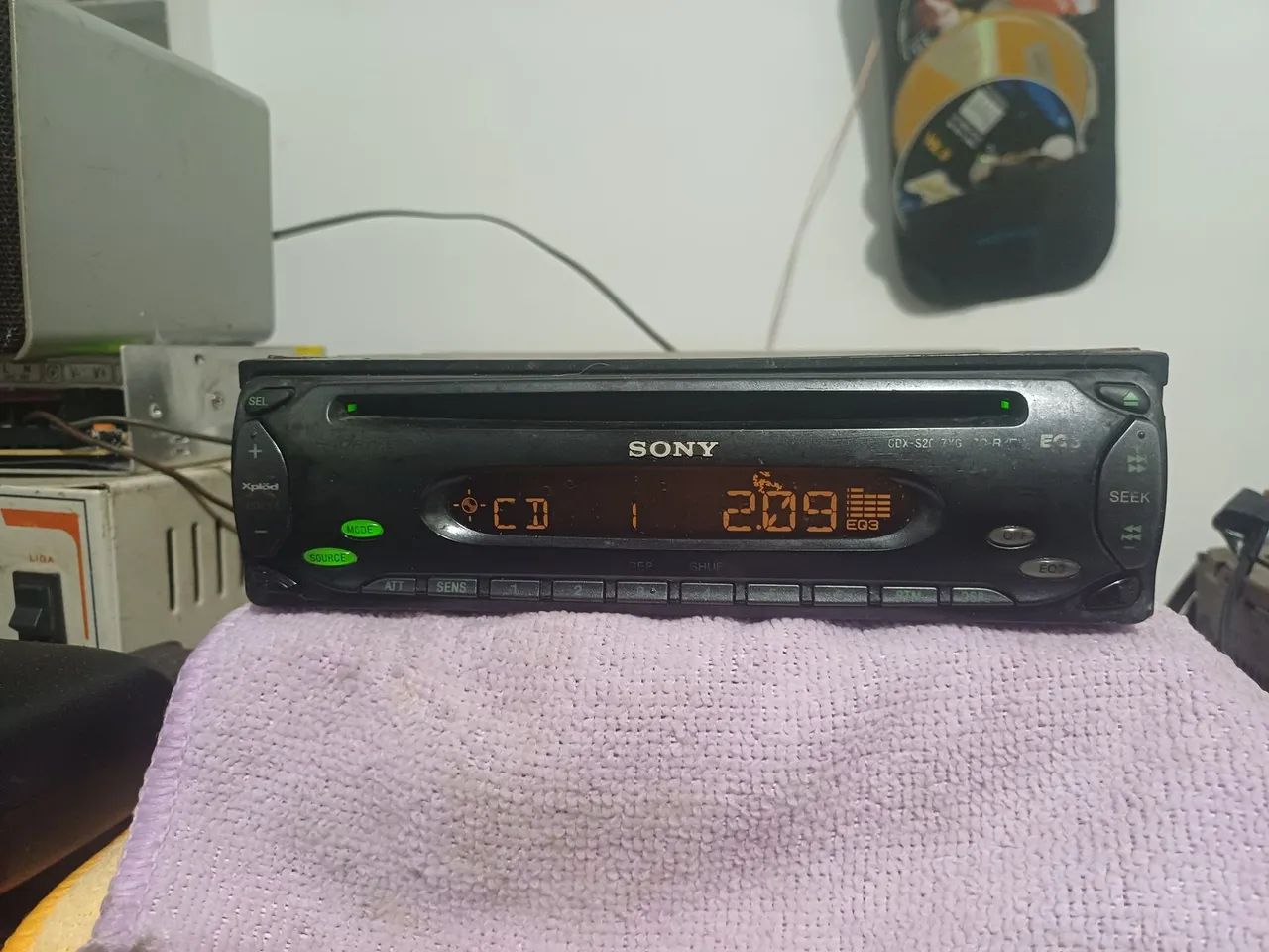 Sony cdx gt  S2007XG ( NÃO TEM USB NEM BLUETOOTH)