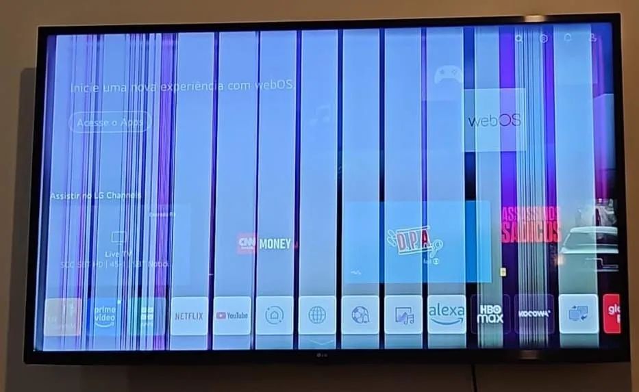 TV LG de 50 polegadas com defeito  - Foto 3