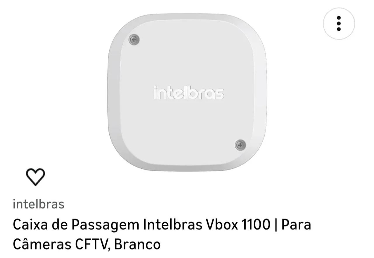 1 Grade de proteção para câmera e 2 caixas de passagem Intelbras.   - Foto 2