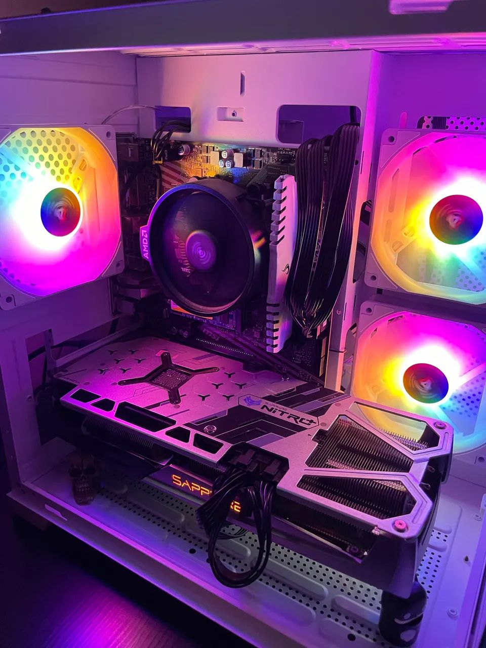 PC GAMER COMPLETO R5 5500 8gb RAM 256gb e RX 5700XT + PERIFÉRICOS - Foto 2