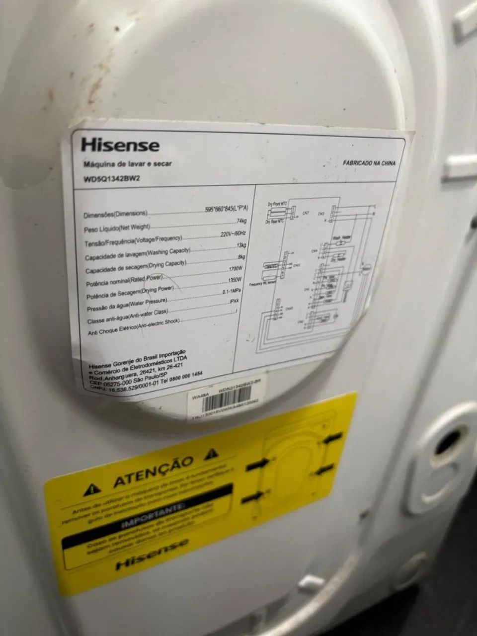 Máquina Lava e Seca- Hisense  - Foto 4