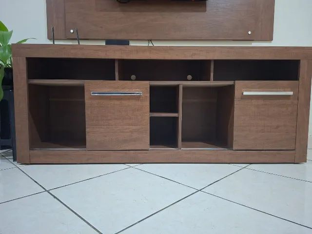 Rack com Painel de Madeira - Foto 3