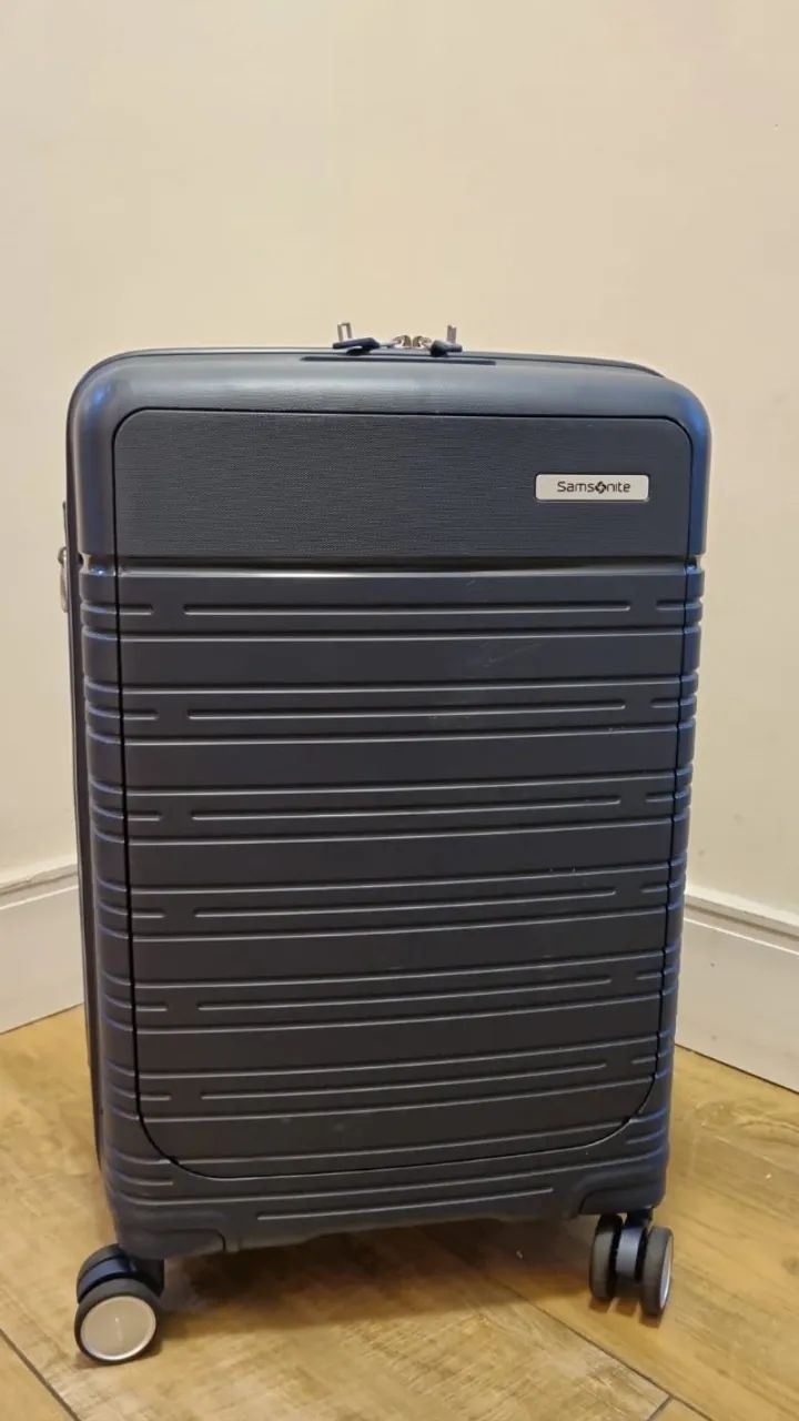 Mala Samsonite Outline Pro Azul Marinho - Com Porta Notebook (Impecável)