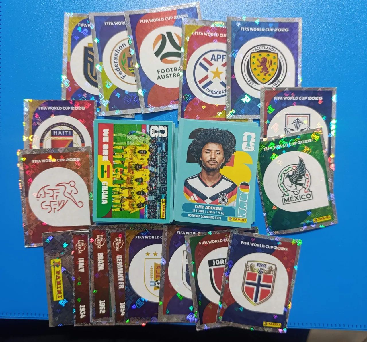 Lote 130 Figurinhas da copa 2026
