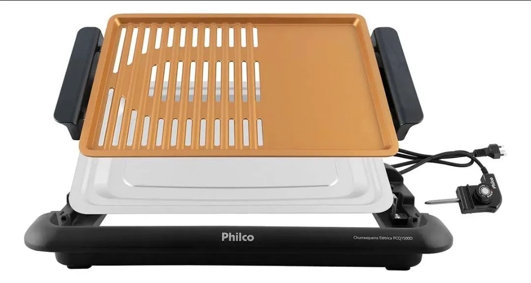 VENDO CHURRASQUEIRA PHILCO ANTIADERENTE  - Foto 2