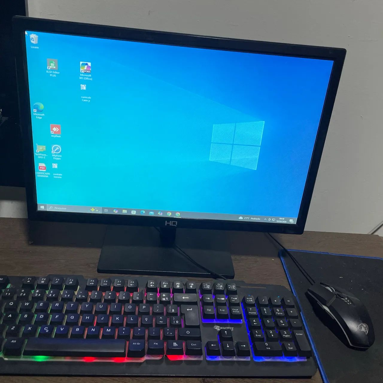 COMPUTADOR + MONITOR + TECLADO À VENDA