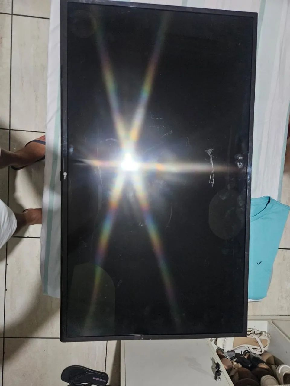 TV 43 polegadas LG para retirada  de peças  - Foto 4