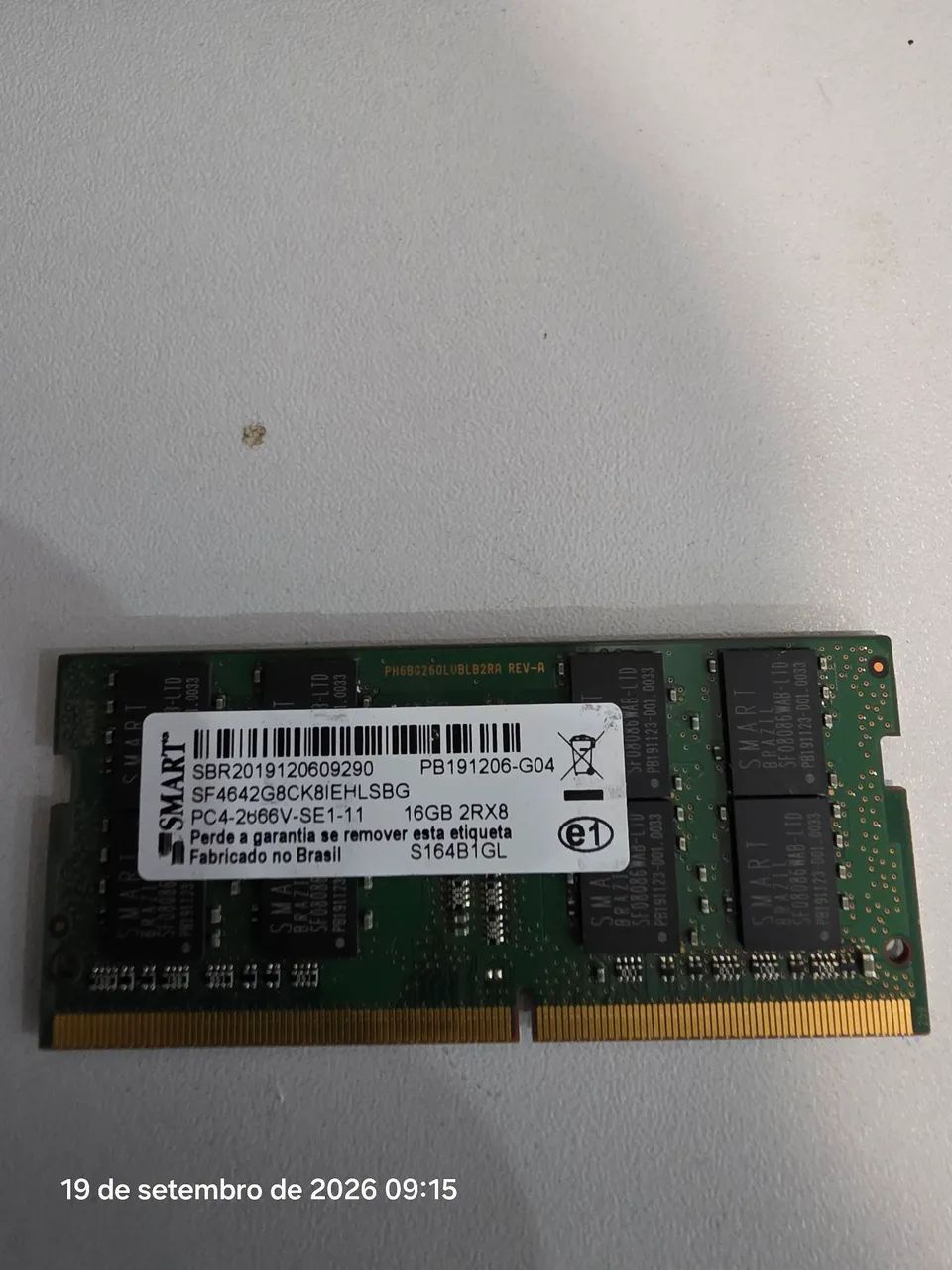MEMORIA RAM DDR4 16GB NOVA
