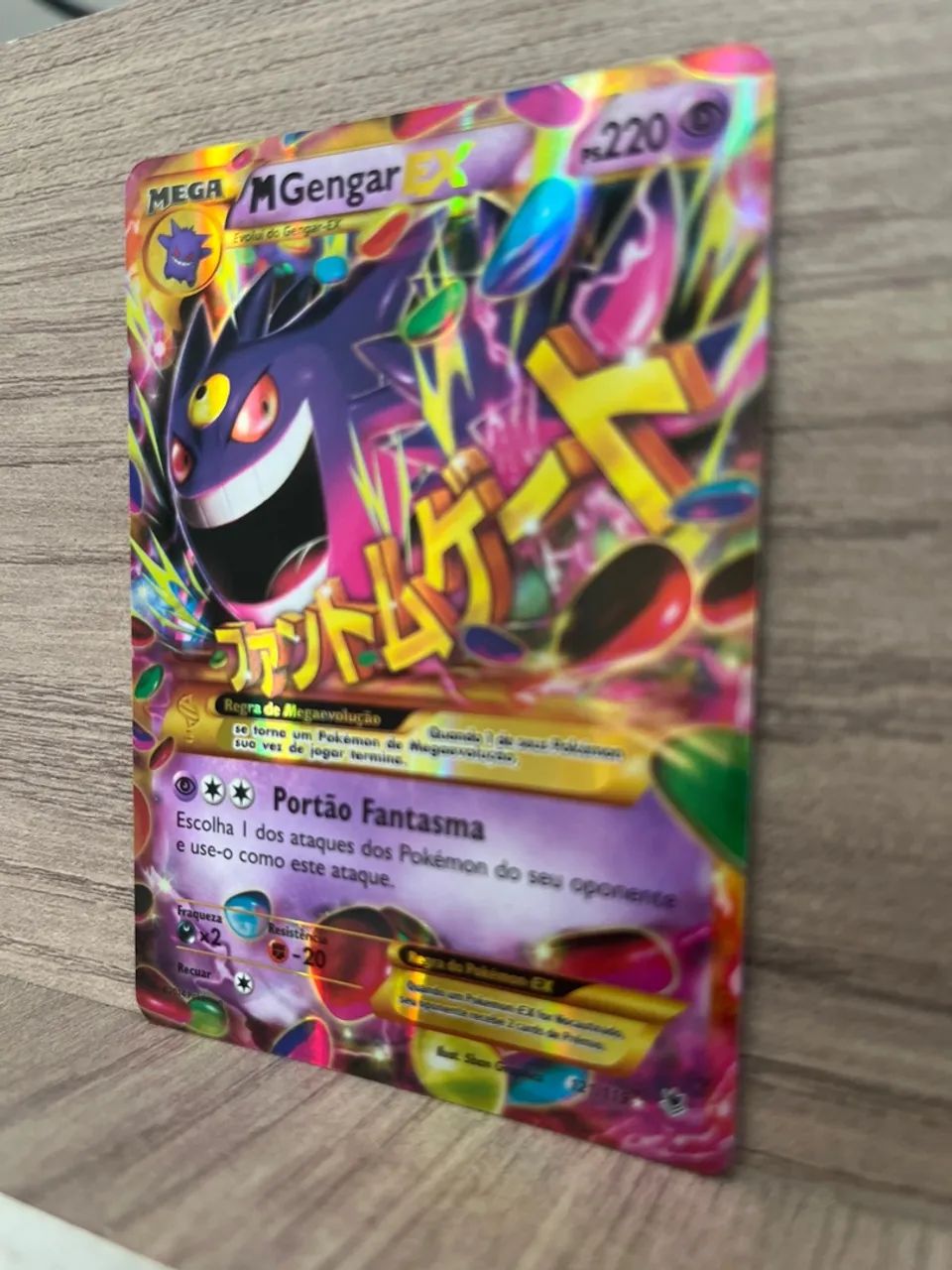 Card Pokémon M Gengar-EX (121/119) - Foto 2