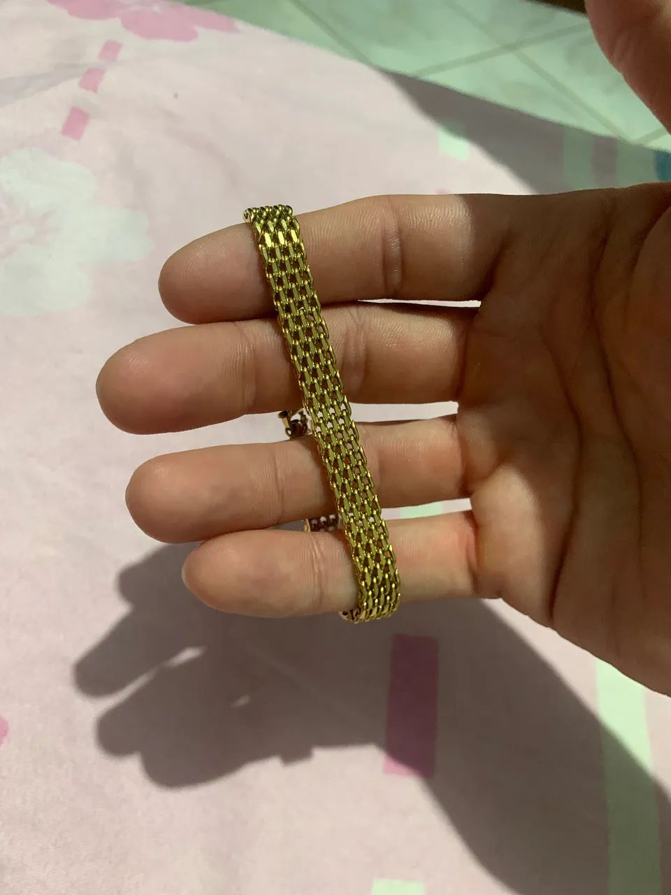 Pulseira banhada a Ouro 18k NOVO - Foto 2