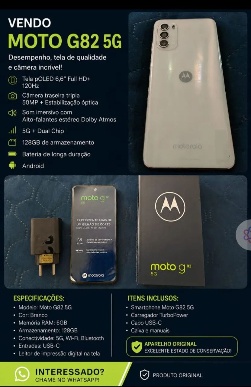Celular Moto G82 - 128gb - Foto 2