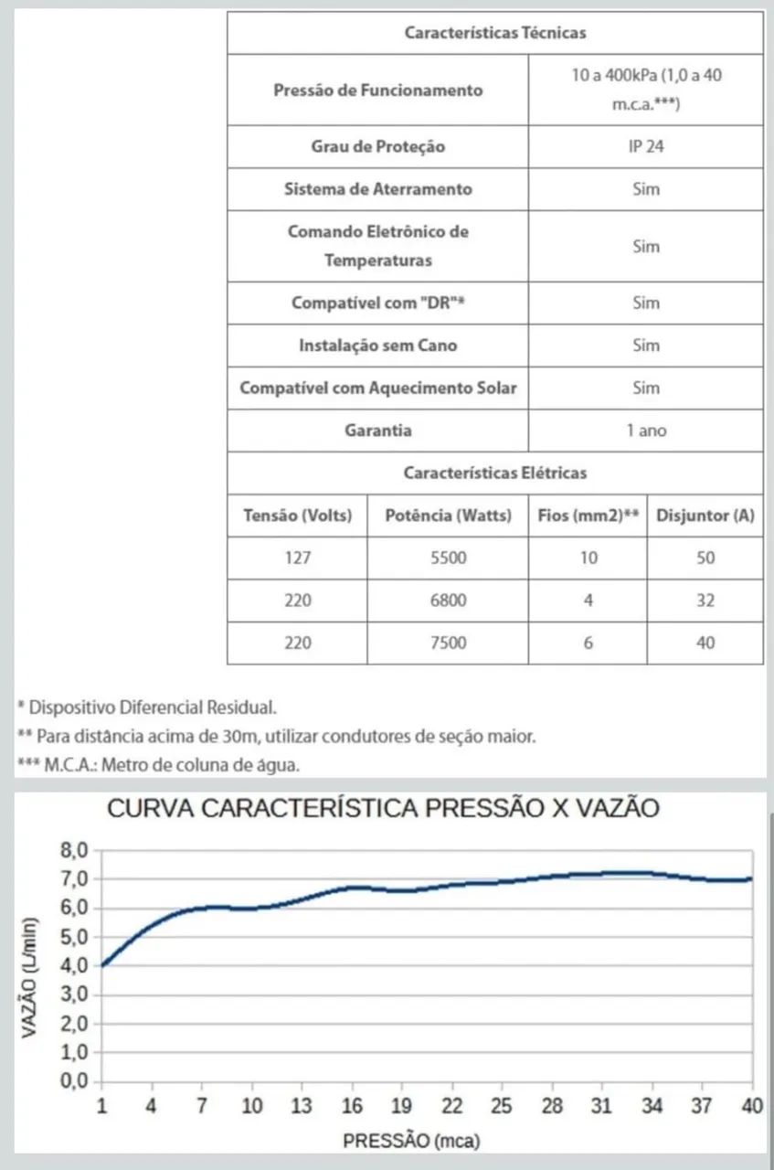 Chuveiro elétrico 220v - Foto 3