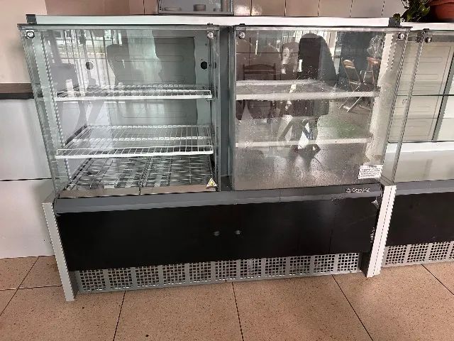 Balcão expositor Gelopar quente/gelado e neutro 