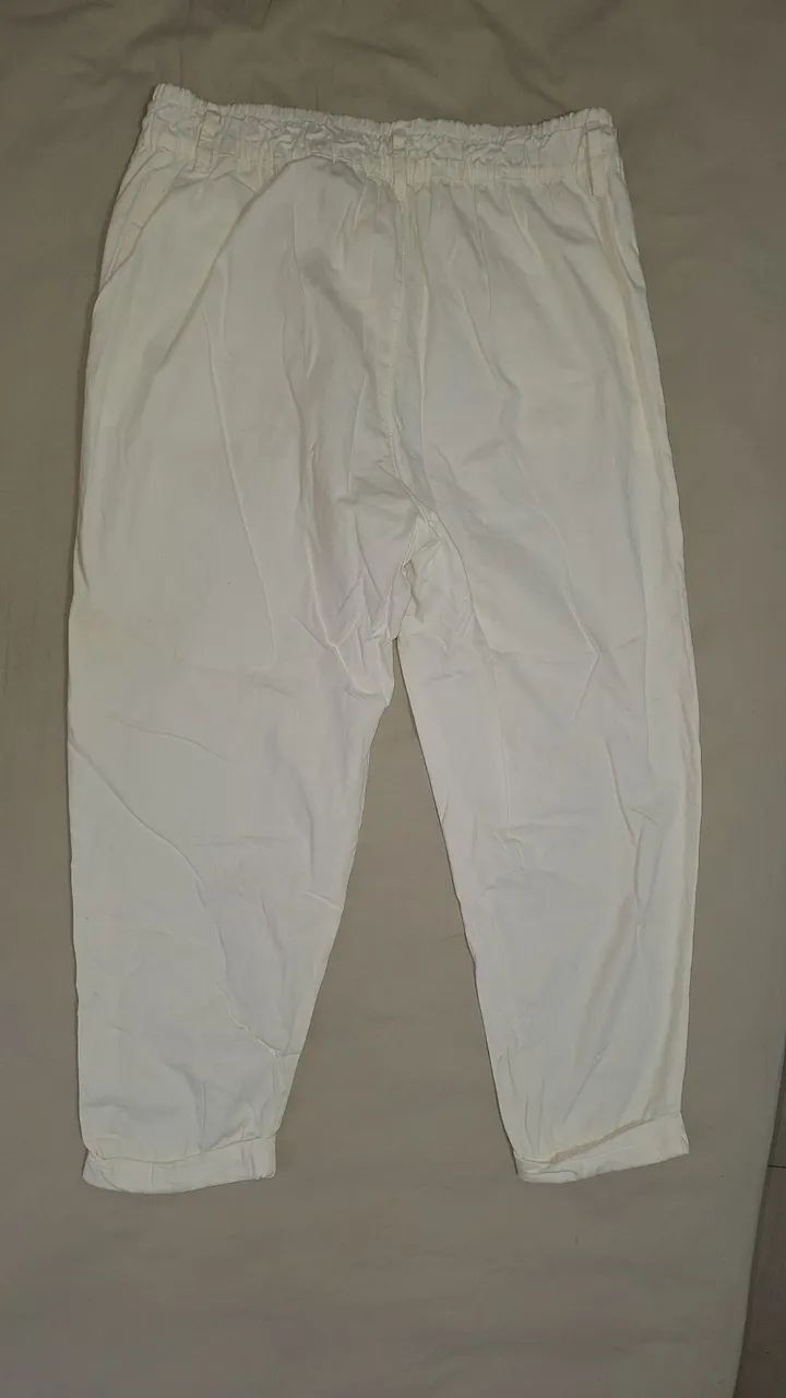 Calça Feminina Branca 44 - Marfinno - Foto 3