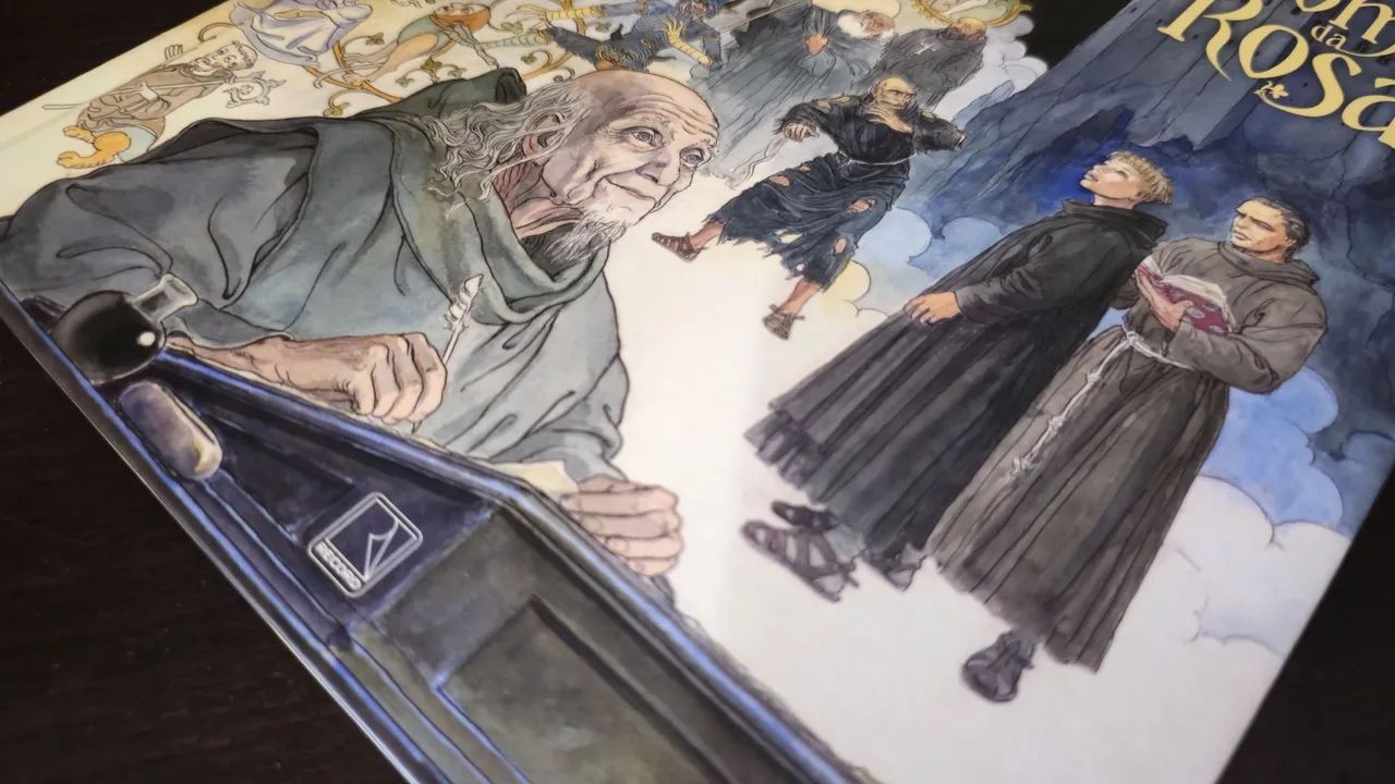 O Nome da Rosa - Milo Manara - HQ Record - Foto 4