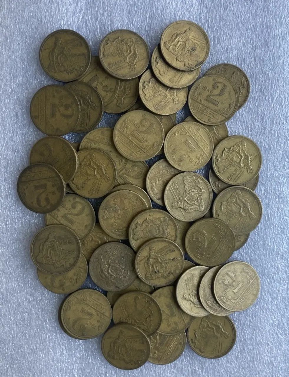 Lote 300 Moedas Brasil 1944-1956 - Foto 2