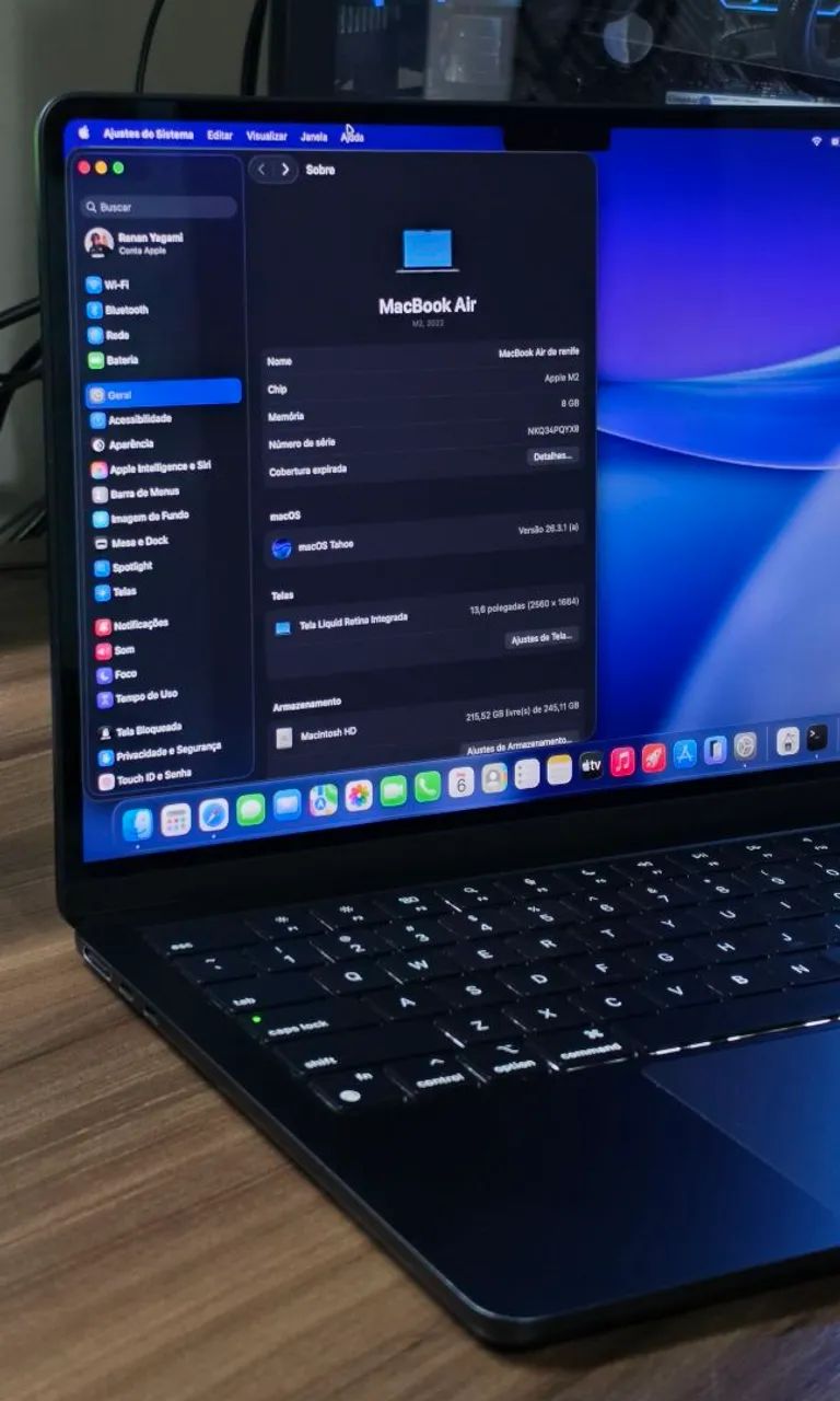 MacBook Air M2 Midnight  - Novissimo na Caixa - Foto 5
