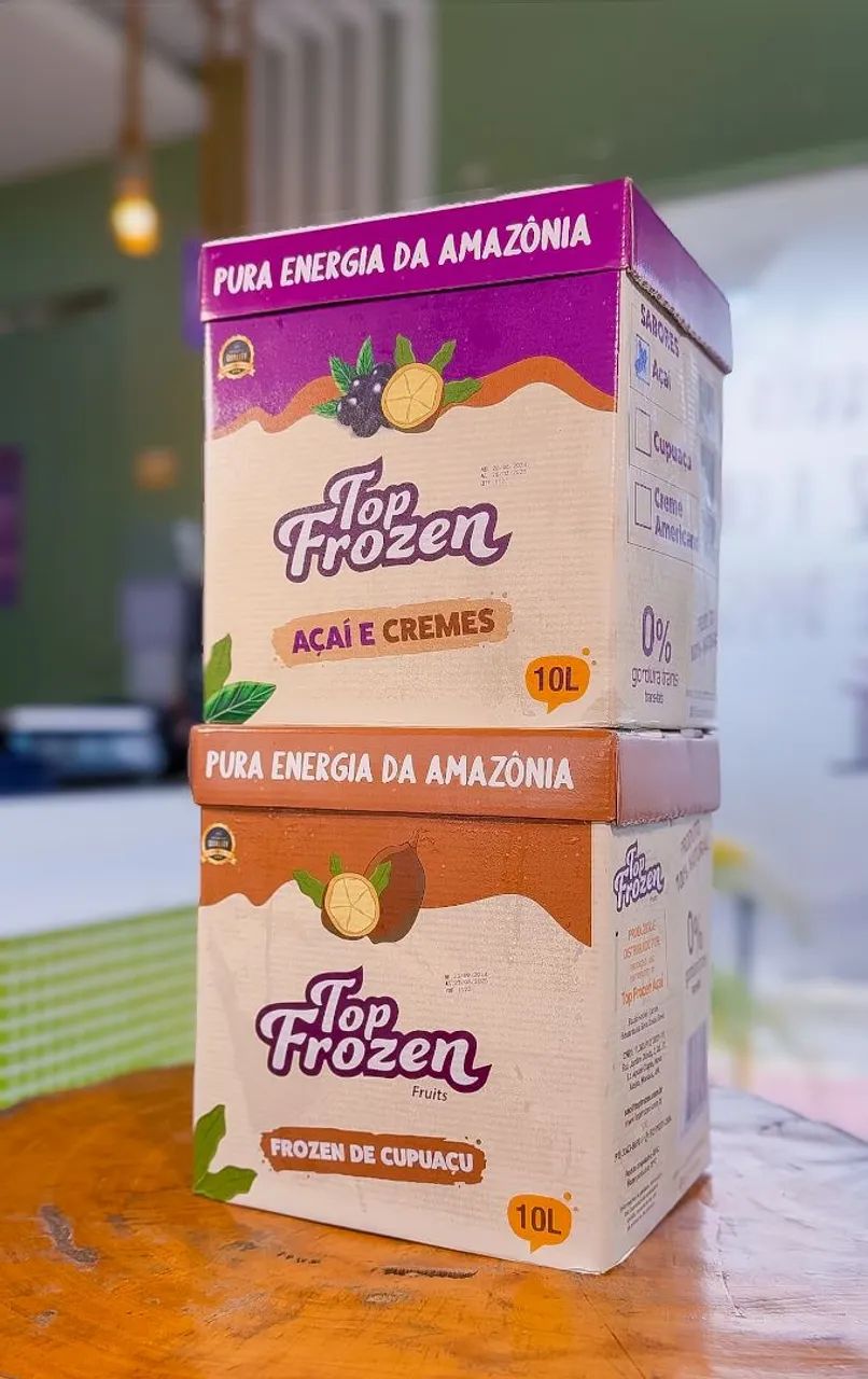 Caixa de açaí e cupuaçu 10 litros  - Foto 5