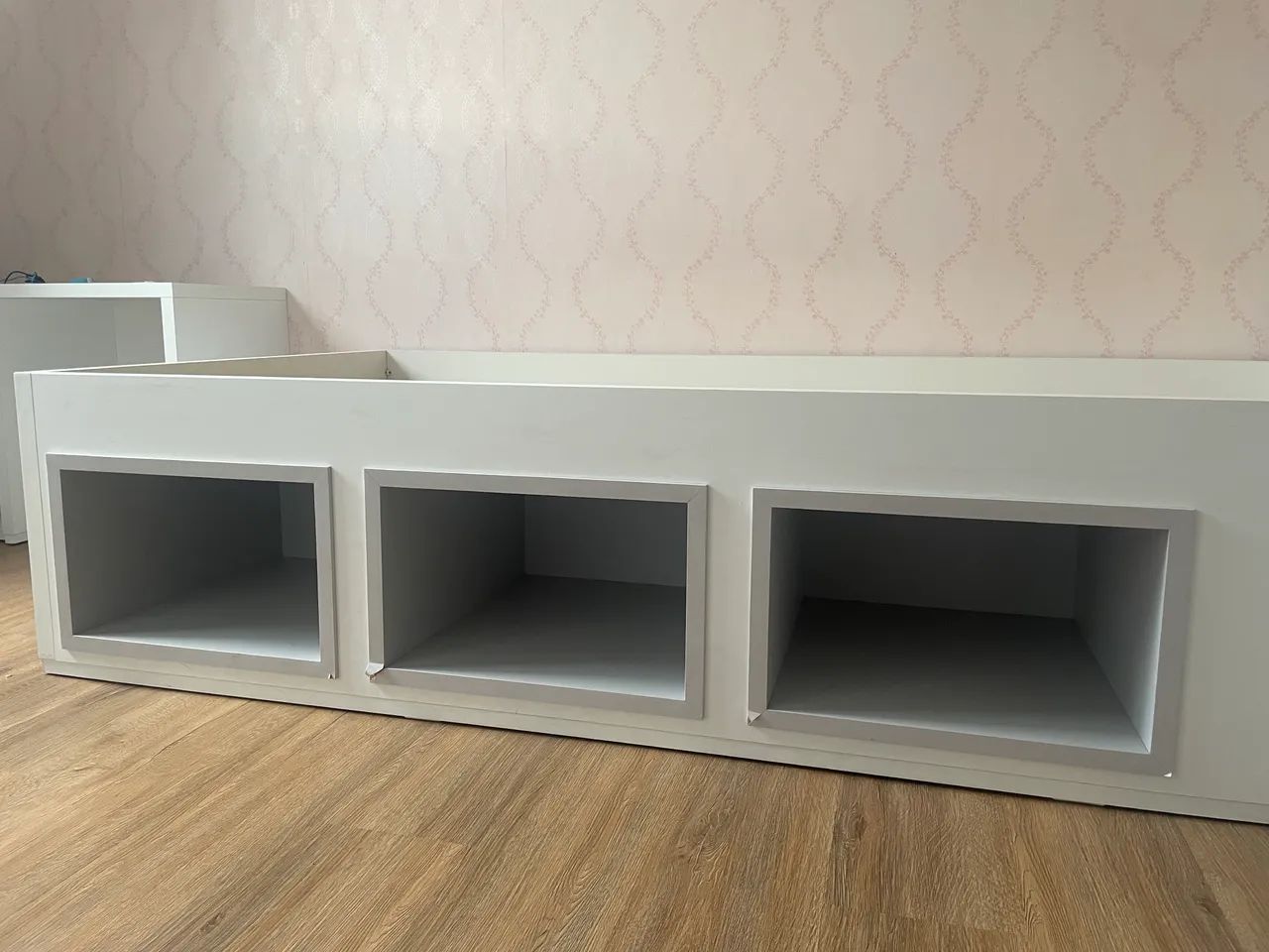 Cama MDF Solteiro c/ Nicho e Cabeceira 2mx1m! - Foto 3